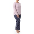 thumbnail image 6 of Wrangler Women's & Women's Plus Long Sleeve Top and Flannel Pajama Bottom, 2-Piece Set, 6 of 12