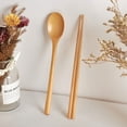 thumbnail image 3 of Gkeoshab Tableware Wooden For Eating Chopsticks Soup Strring Mixing Set Korean Wood spoon Handle Kitchen，Dining & Bar Home & Garden, 3 of 9