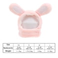 thumbnail image 5 of Easter Cute Costume Bunny Rabbit Hat With Ears For Cats & Small Dogs Party Pet Accessory Headwear, 5 of 8