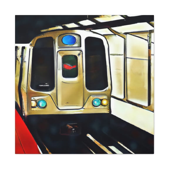 Subway Train Voyage - Canvas