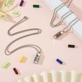 thumbnail image 5 of 2 Style Diffuser Oil Pendant Essential Oil Necklace Stainless Steel Perfume Diffuser Interchangeable Perfume Pads Aromatherapy Bottle Necklaces, 5 of 6