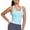 Light Blue, variant on Spring Tops for Women Seamless Sports Tank With Narrow Racerback And Bust Design Slim Fit Fitness Tops for Women Apparel T Shirt Shirt Women Sleeveless 2x Camisole