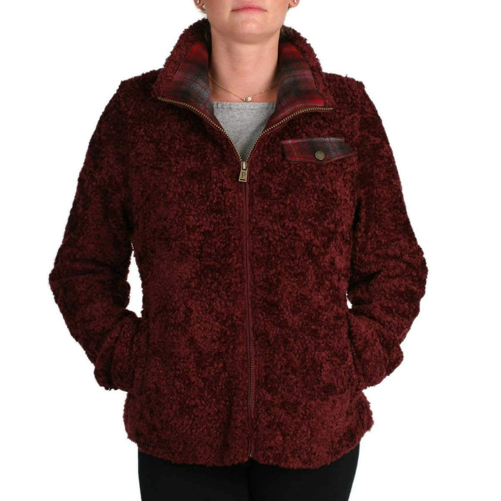 Pendleton Pendleton Women Fuzzy Full Zip Coat Jacket