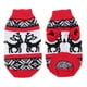 thumbnail image 4 of EeaseMX Suéter navideño de punto para mascota, con estampado de ancla, cuello alto, ropa adorable para cachorro, suministros para fiesta de disfraces de invierno para mascotas, talla M (rojo), 4 of 7