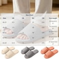 thumbnail image 3 of uublik Woman Slippers Open-Toe Slippers Soft Indoor Shoes Indoor/Outdoor Slippers, Gray, 3 of 7