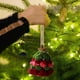 thumbnail image 5 of Christmas Tree Ornament | Star-Topped Knitted Plush Decoration | Soft Cozy Rustic Hanging Loop | Festive Holiday Wreath Decor | Wood & Ribbon Details, 5 of 5