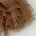 thumbnail image 6 of Zanarzt Newborn Baby Tutu Baby Girl Tutu Skirt Toddler Girls Tulle Bloomers First Birthday Cake Smash Outfits Brown,5-6 Years, 6 of 8