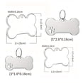 thumbnail image 2 of Custom Engraved Dog ID Tags - Perfect for Puppies & Small-Medium Dogs - Include Your Pet's Name & Phone Number!, 2 of 5