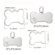 thumbnail image 2 of Personalized Dog Tags and Cat Tags - Engraved with Your Pet's Name & Phone Number - Bone Shape Collar Pendant Custom Pet Supplies, 2 of 4