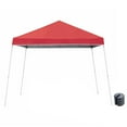 thumbnail image 1 of Z-Shade Tente de Jambe Inclinée à Bouton Poussoir avec un Pack de 4 Poids de Jambe de 5 Lb, Rouge, 1 of 11