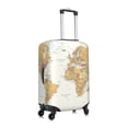 thumbnail image 3 of Daiia World Map 1 Luggage Cover, Thickened Washable Travel Luggage Covers, Elastic Unique Baggage Covers for 18-20 inch Luggage-Large, 3 of 9