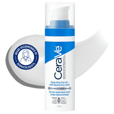 CeraVe Hyaluronic Acid Serum, Hydrating Face Serum with Ceramides and Vitamin B5 for All Skin Types, 30mL