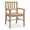 Light Wood, variant on Beaumont Lane Driftwood Splatback Arm Chair in Light Brown Wood