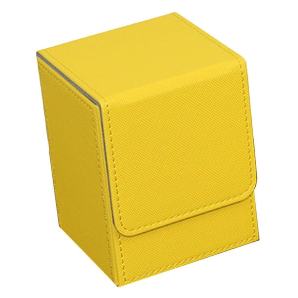 Estuche para cartas coleccionables Perfecl con contenedor suave Amarillo