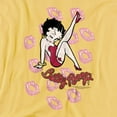 thumbnail image 2 of Betty Boop T-Shirt Kisses Unisex Graphic Tee For Men & Women, 2 of 7