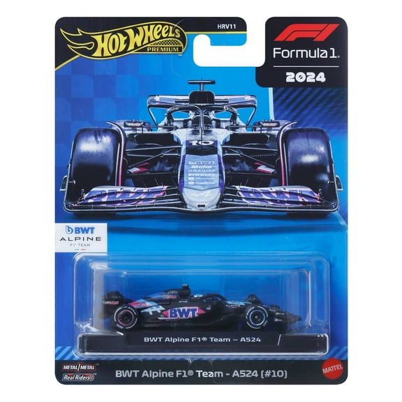 Hot Wheels 1:64 Scale Premium Die-Cast Formula 1® Collectible Toy Race Car (Styles May Vary)