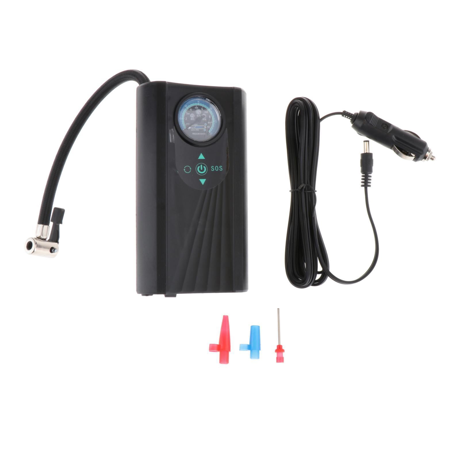funtasica Tire Inflator Air Pump Cordless Tire Pump Multipurpose 12V DC Portable Air Compressor Car Accessories for Ball Motor Car