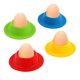 thumbnail image 1 of Juego de porta huevos, 4 piezas de hueveras de silicona, soporte para huevos para la cocina, huevos duros, desayuno, 1 of 4