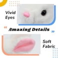 thumbnail image 5 of Easter Bunny Plush Toys, 7'' Hopping Rabbit Interactive Electronic Pet Plush Bunny Toy with Sounds and Movements Animated Walking Wiggle Ears Twitch Nose Gift, Stuffed Animals Toys for Birthday, 5 of 8