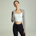 thumbnail image 1 of Chaleco deportivo tipo chal para danza y ballet, cárdigan de mujer para fitness, abrigo corto elegante y pequeño para mujer, 1 of 6