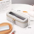 thumbnail image 4 of Bolsa para brochas de maquillaje Aveniee, transparente y delgado, gris, 4 of 8