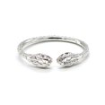 thumbnail image 2 of Better Jewelry Thick Snake Ends .925 Sterling Silver West Indian Bangle, 1 piece, 2 of 5