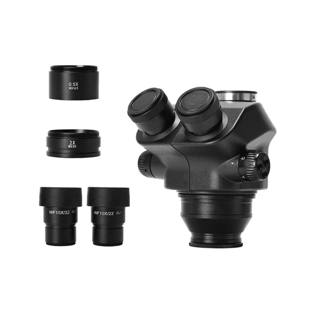 3.5X100X Stereo Microscope Trinocular Microscope Head WF10X/22Mm