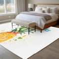 thumbnail image 4 of 6'x9' Area Rugs, Summer Pineapple Indoor Outdoor Area Rug for Living Room Bedroom, Watercolor Modern Art Tropical Fruit Washable Bathroom Rugs Kitchen Floor Carpet Mats Home Decor Aesthetic, 4 of 8