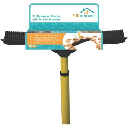 Furemover 12 in. W Rubber Broom - Total Qty: 6