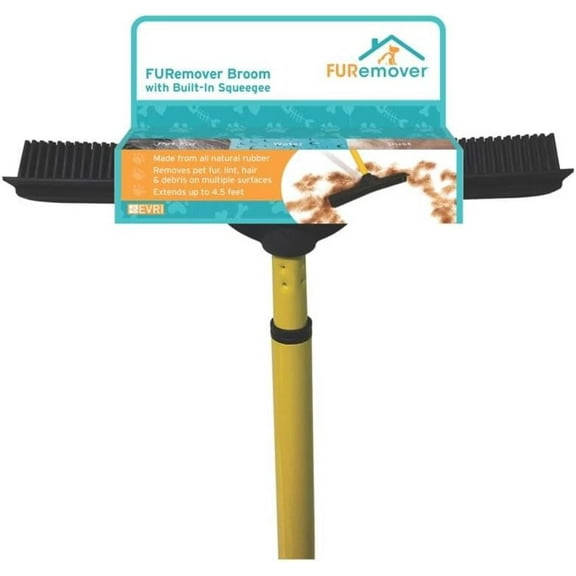 Furemover 12 in. W Rubber Broom - Total Qty: 6