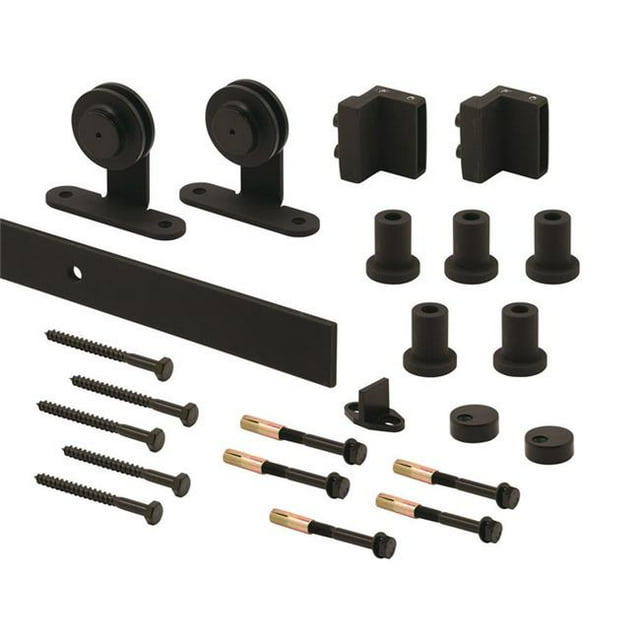 Prime-Line 5972104 Black Steel Barn Door Hanger Kit