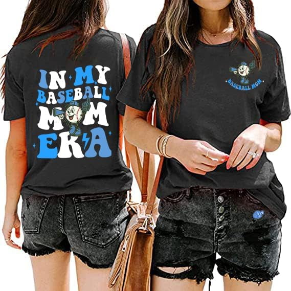 In My Mom Era Baseball Mom Era T-shirt For Women