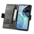 thumbnail image 3 of Compatible With Motorola Moto G72 4g Rfid Blocking Leather Wallet Case Card Holder Flip Folio Shockproof Cover, 3 of 3