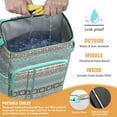 thumbnail image 3 of Tribal Patterns Cooler Backpack - 20L Insulated Leakproof Lunch Bag, Rustic Home Decor Design, 3 of 5