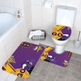 thumbnail image 3 of Juego de 3 alfombras de baño del equipo Vikings, alfombra antideslizante para baño, 24 x 16 pulgadas, 3 of 7