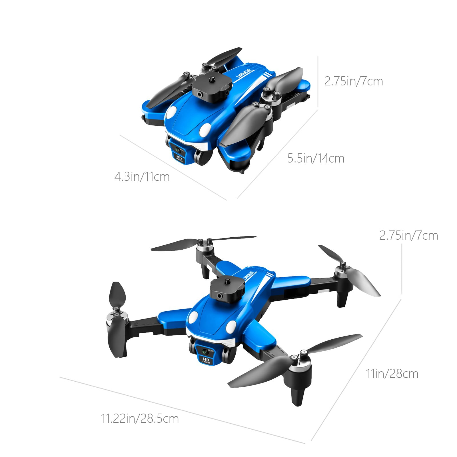 HD Camera Drone with Brushless Motors, Optical Flow & Obstacle Avoidance, Foldable Quadcopter for Beginners and Adults