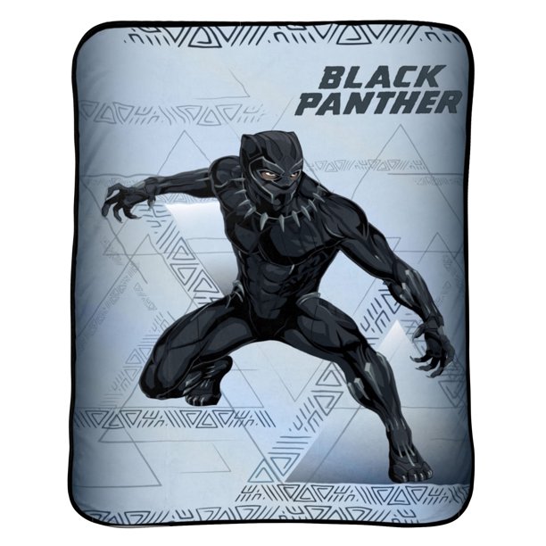 Marvel Black Panther 62 x 90 Plush Blanket