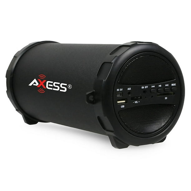 AXESS SPBT1031 - Haut-Parleur - portable - 2.1 Canaux - Sans Fil - Bluetooth - 9 Watts - Noir