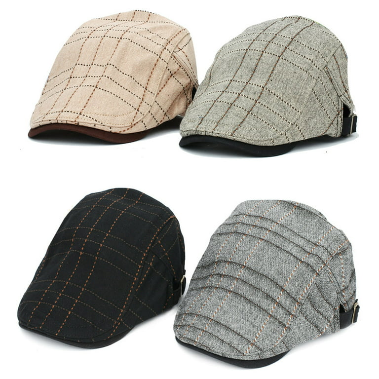 Woodsman Hats Men Winners Hat Women Men British Style Hat Simple Peaked Cap  Washed Breathable Forward Cap Weird Hats Men Knit Hat 