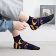 thumbnail image 2 of Naloa 2025 Happy New Year 3 Ankle Socks for Women Non Slip Socks No Show Socks Classic Low Cut Casual Socks Casual Socks, 2 of 7
