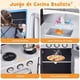 thumbnail image 5 of Costway Cocina de Madera de Juguete Infantil con Refrigerador de Juguete Horno Pizarra Estufa de Juego Grifo y Fregadero 105 x 31,5 x 95 cm Café, 5 of 8