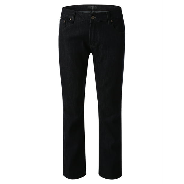 Daniel K Daniel K Men's Straight Slim Jeans Raw Blue Size 36x30