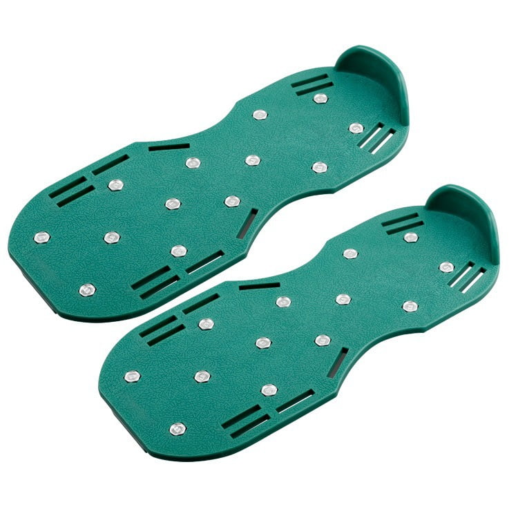 Epoxy Floor Spiked Shoes -Metal Plate Spiked Screeding Shoes with Short Spikes Perfect For Epoxy Resin
