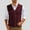 Wine, variant on Bcfgryg Sweater Vest Men's Sleeveless Knitted Vest V Neck Knitted Vest Spring Plain Sleeveless Knitted For Men Sweaters For Men Gray 105