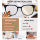 thumbnail image 4 of Lentes de Lectura AEZUNI Montura Grande Cuadrada 2.0 Negra, 4 of 6