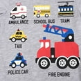 thumbnail image 3 of QEFJNO 2-9Y Little Boy Pajamas Sets Cotton Long Sleeve Pjs Kids Jammies - Vehicle, 3 of 8