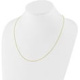 thumbnail image 5 of Avariah Diamonds 14K Yellow Gold Adjustable 1.2mm Sparkle Singapore Chain - 22"- Made In Italy, 5 of 8