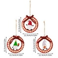 thumbnail image 6 of Lohuatrd Christmas Pendant Reusable Exquisite Wooden Bead Gnome Hanging Ornament for Home Festival Decoration, 6 of 8