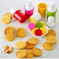 thumbnail image 2 of 1-Set Silicone Cookie Stamp Set, Reusable Embossing Molds for Biscuit, Fondant and Cookie Decorating, Non Stick Baking Tools for Home Bakers TIKA, 2 of 8