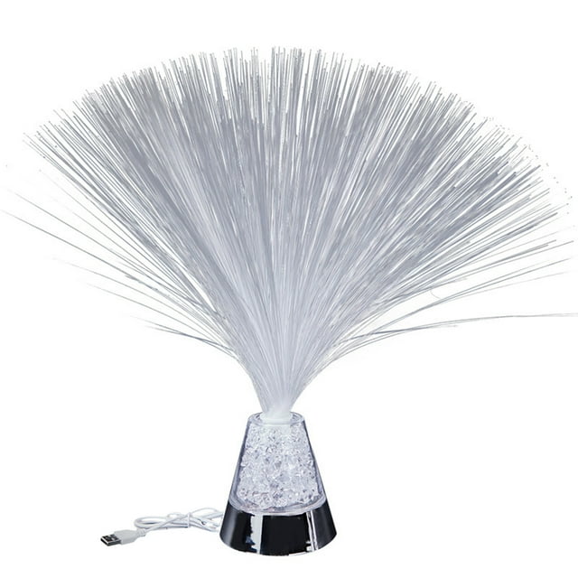 Amdohai Colorful Fiber Optic Lamp Romantic Atmosphere Eco-friendly Optical Fiber Colorful Gradient Color Changing Dark Decoration
